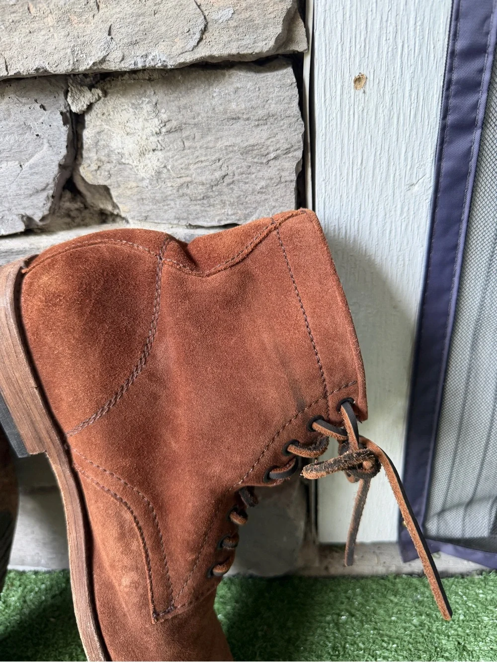 Frye suede leather